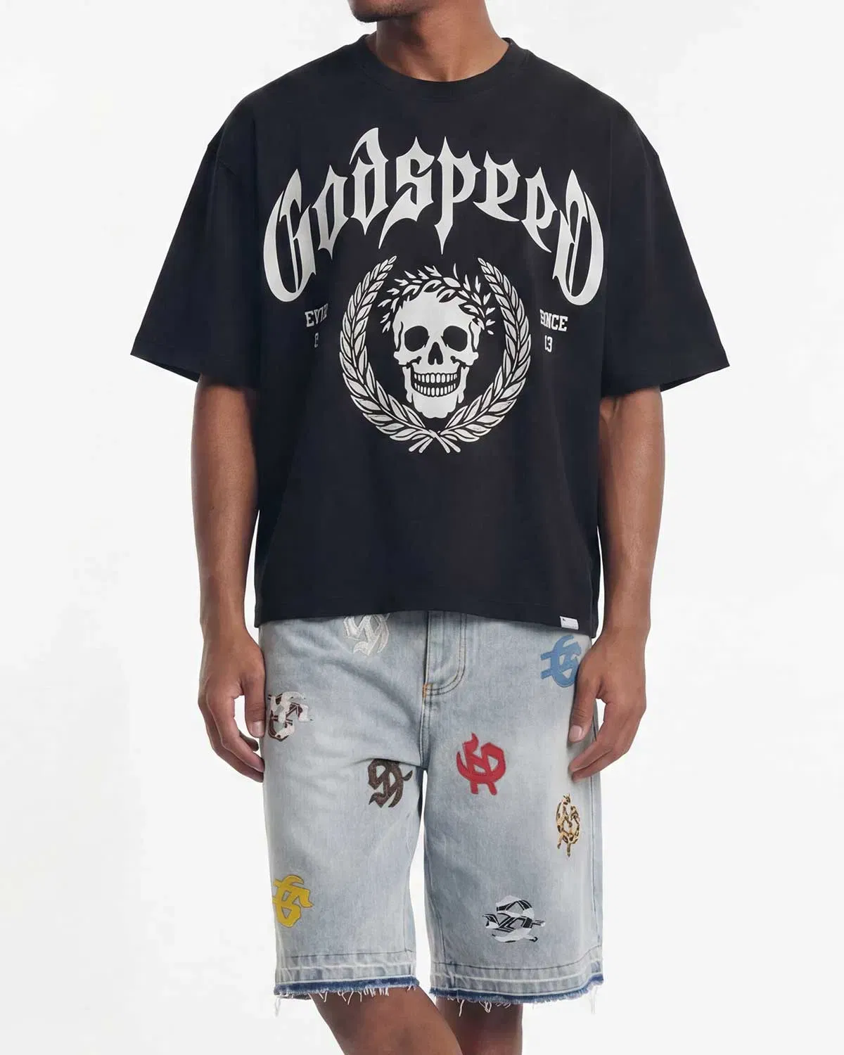 Godspeed Victor Crest Tee Black
