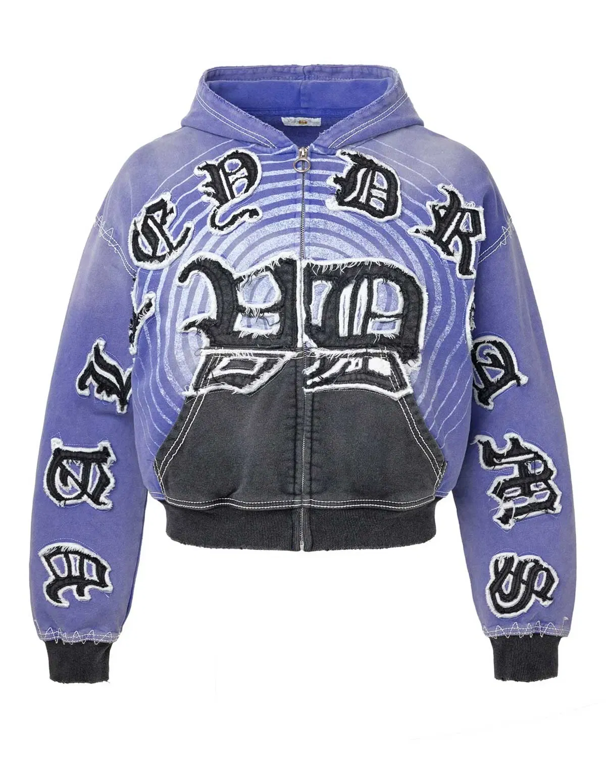 Vale Forever Hypnotiq Zip Up Hoodie Blue