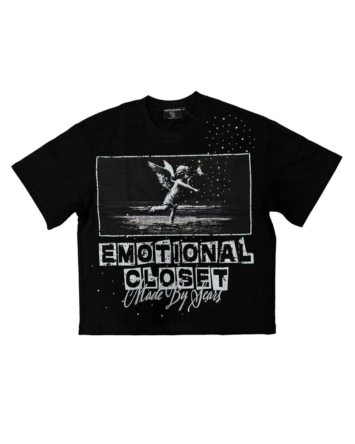 Mixed Emotions Scar Tee Black