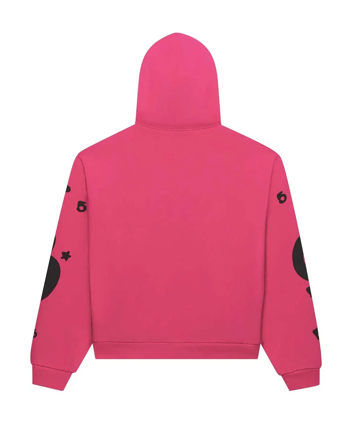 Sp5der Worldwide Sp5der Beluga Zip Up Hoodie Pink