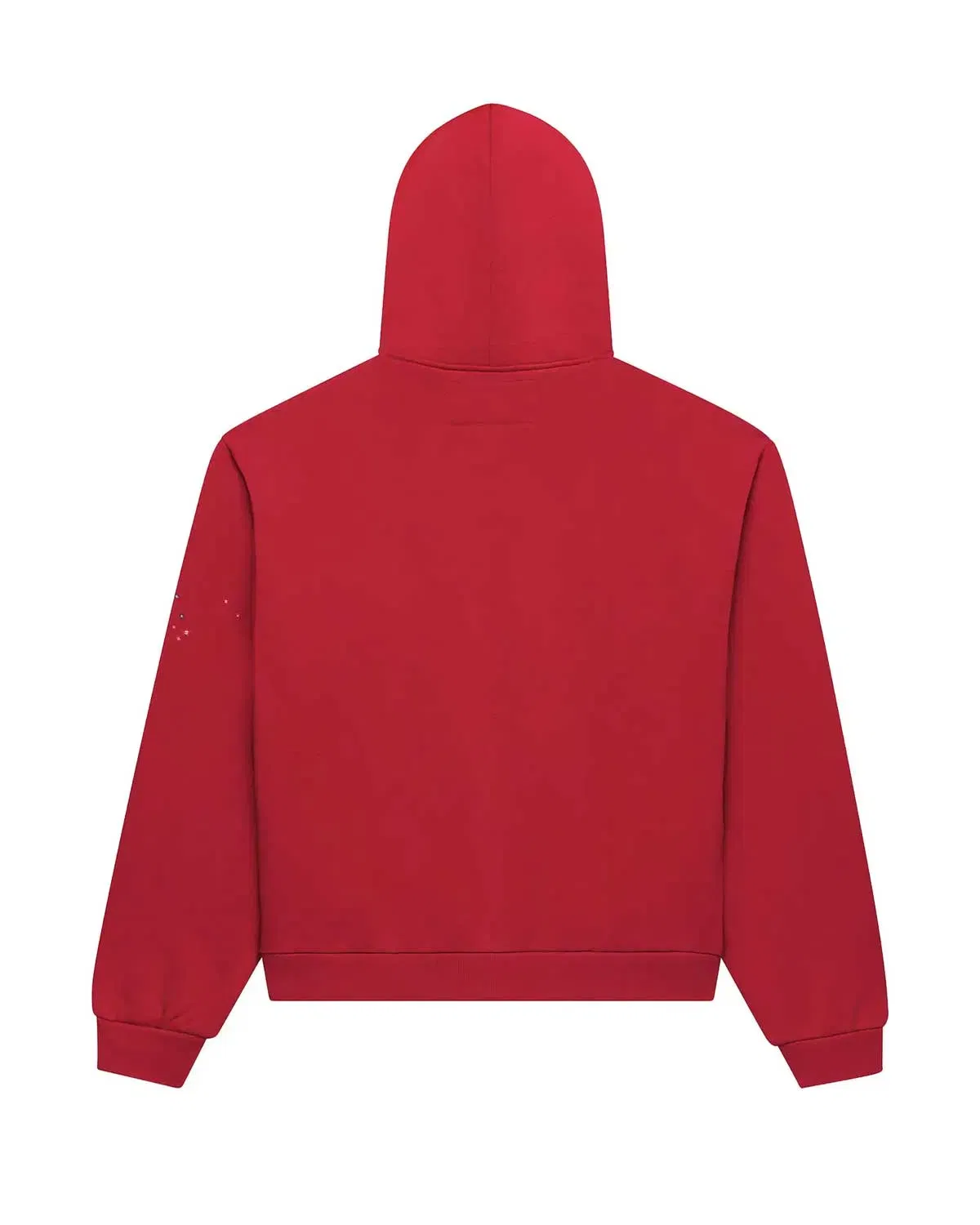 Sp5der Worldwide Sp5der Angel Number Zip Up Hoodie Merlot
