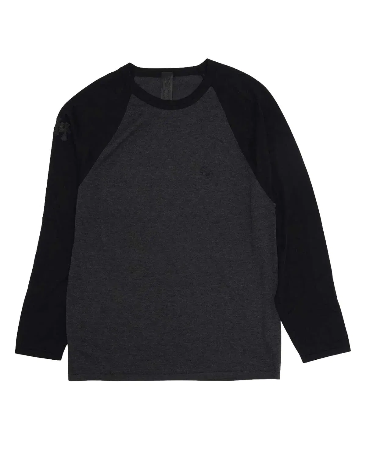 Chrome Hearts Silk Blend Cross Patch LS Raglan Tee