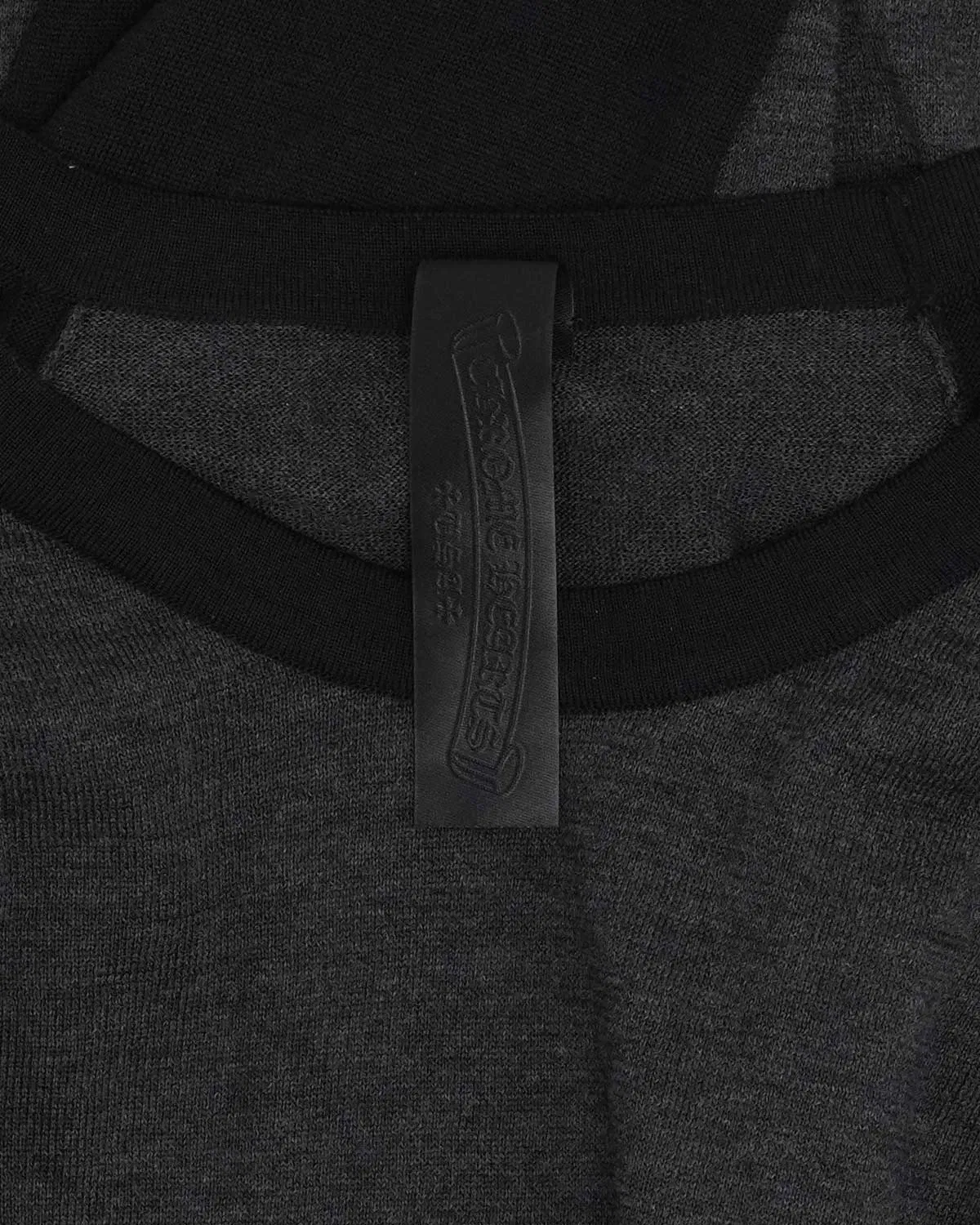 Chrome Hearts Silk Blend Cross Patch LS Raglan Tee