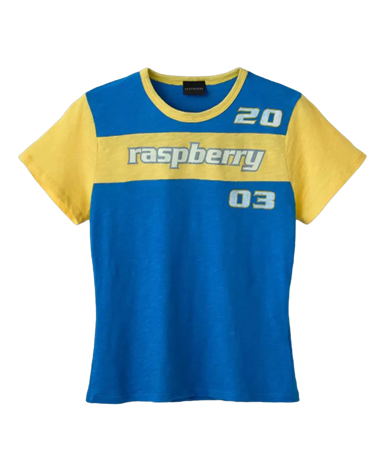 GV Gallery Two Tone Women’s Tee Blue/Yellow