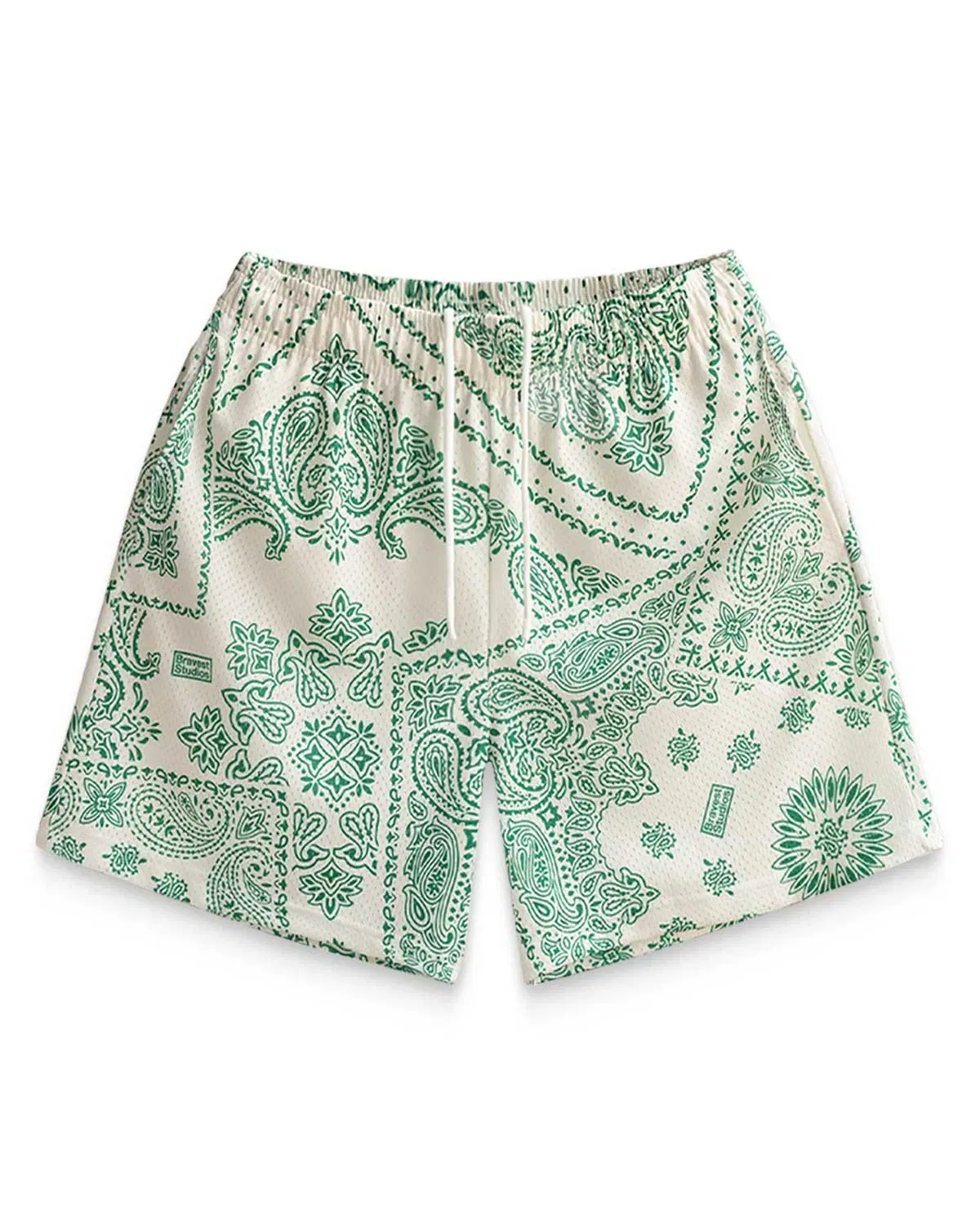 Bravest Studios Porcelain Shorts White/Green