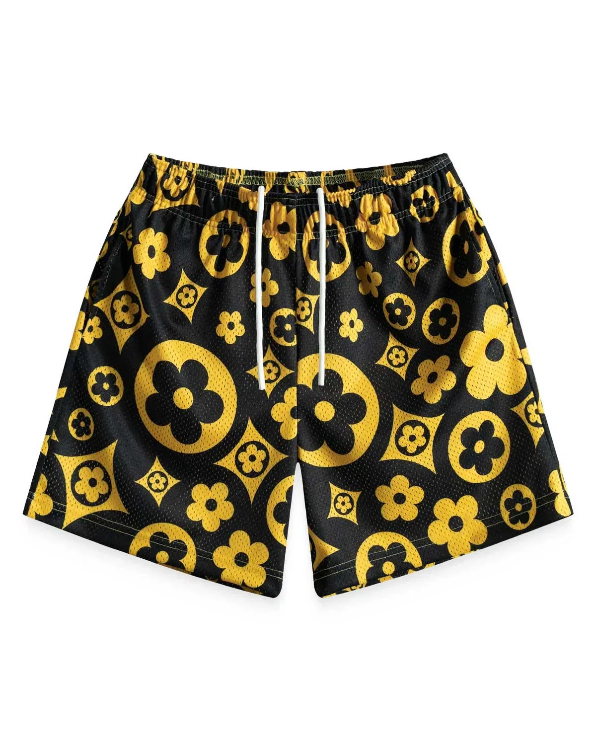 Bravest Studios Flower Shorts Black/Gold