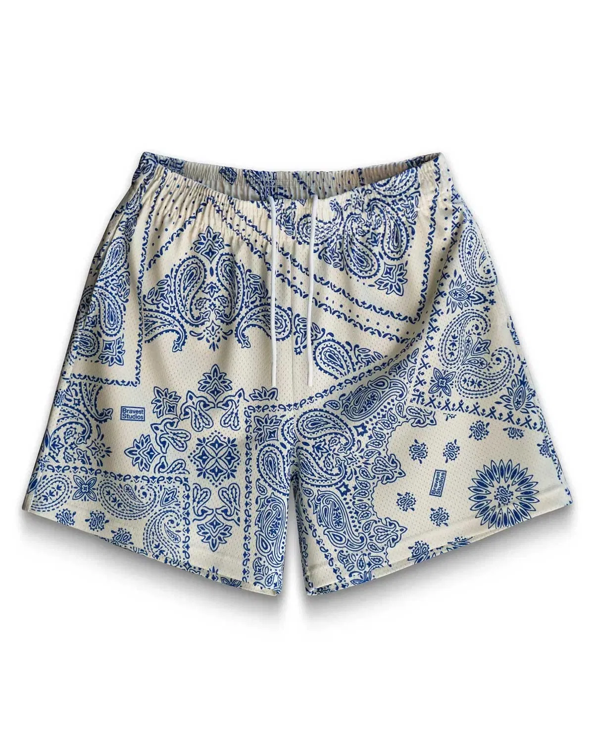 Bravest Studios Porcelain Shorts White/Blue