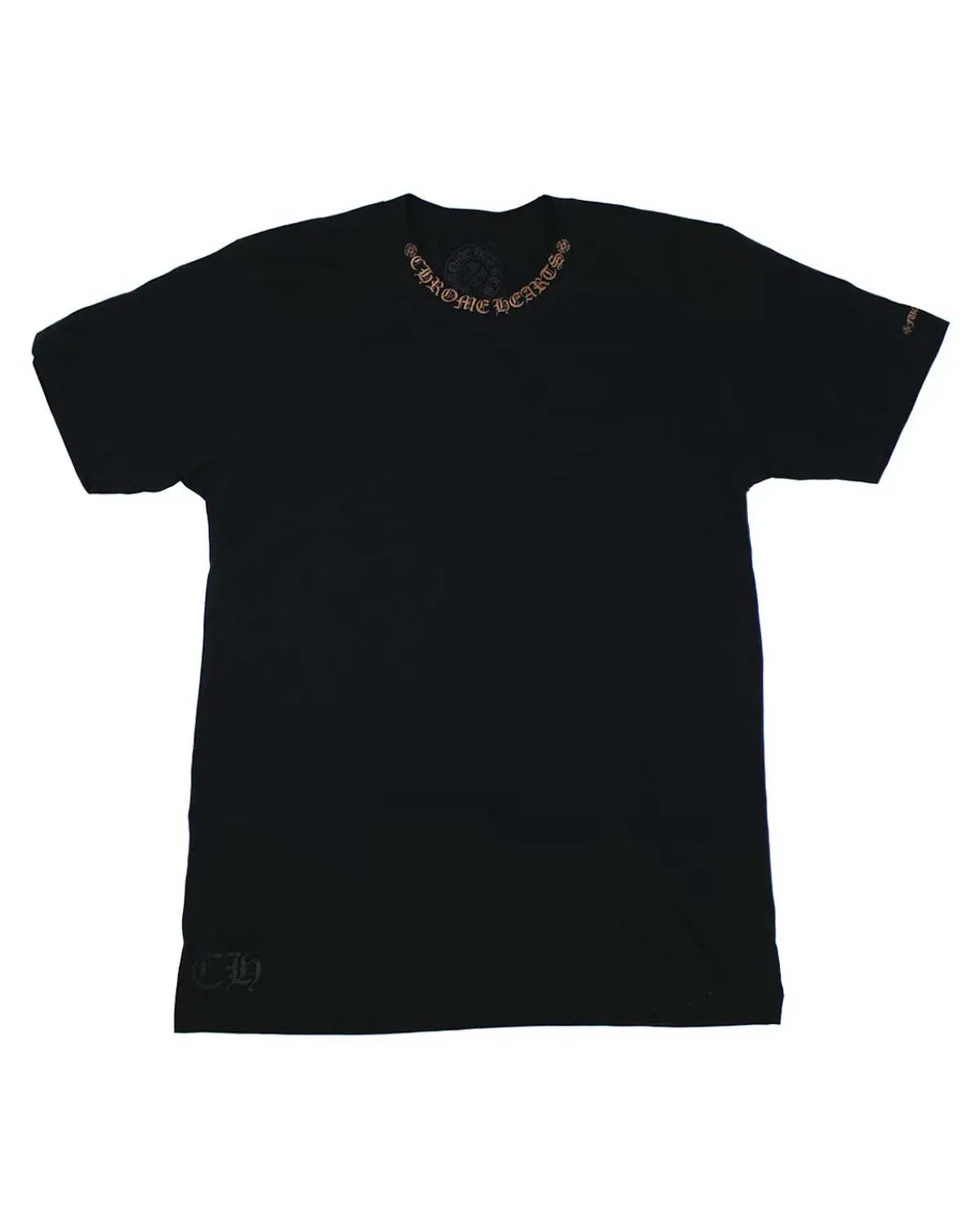 Chrome Hearts Neck Logo Pocket Tee Black/Brown