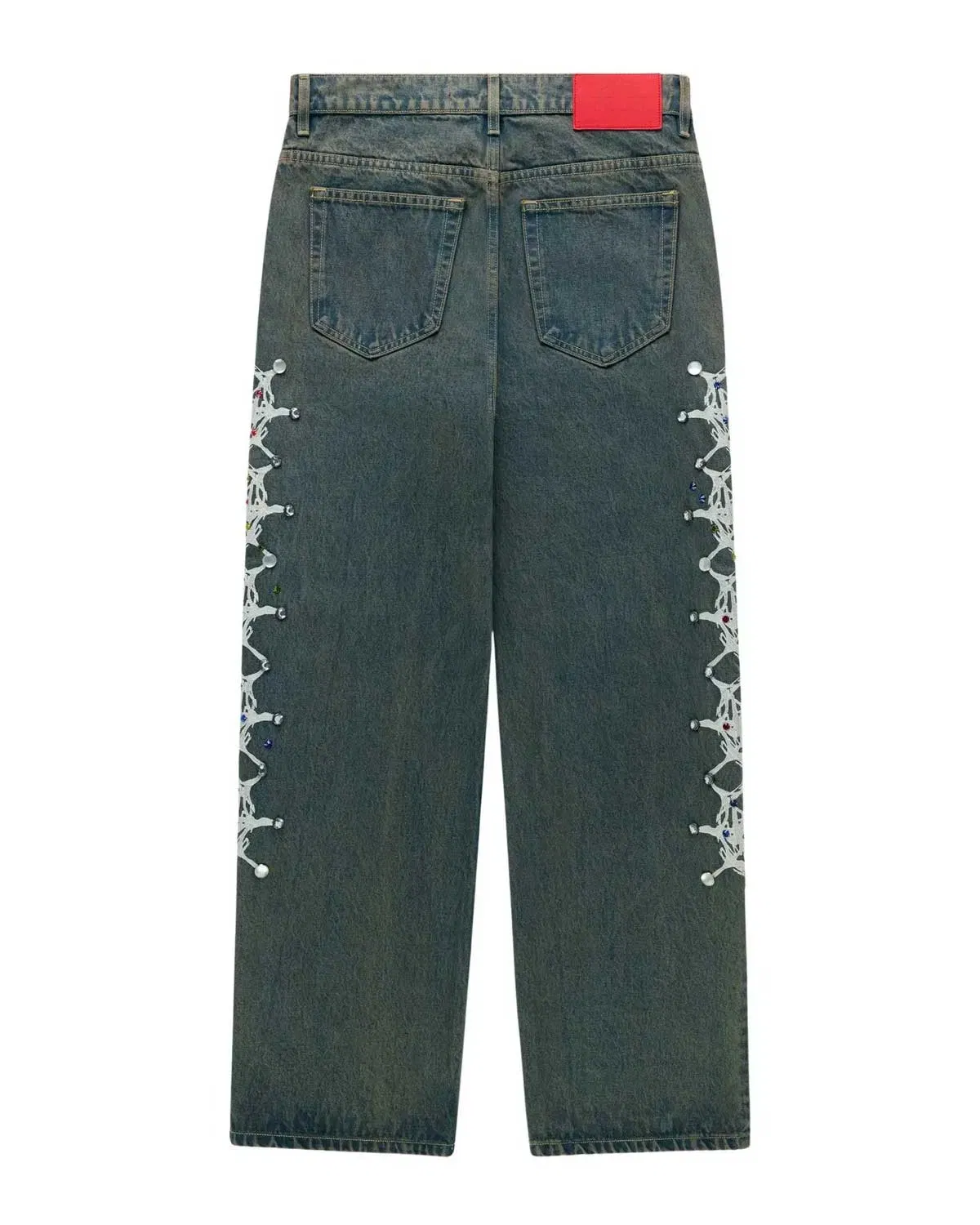 Sp5der Worldwide Sp5der Web Stone Denim Pants Indigo