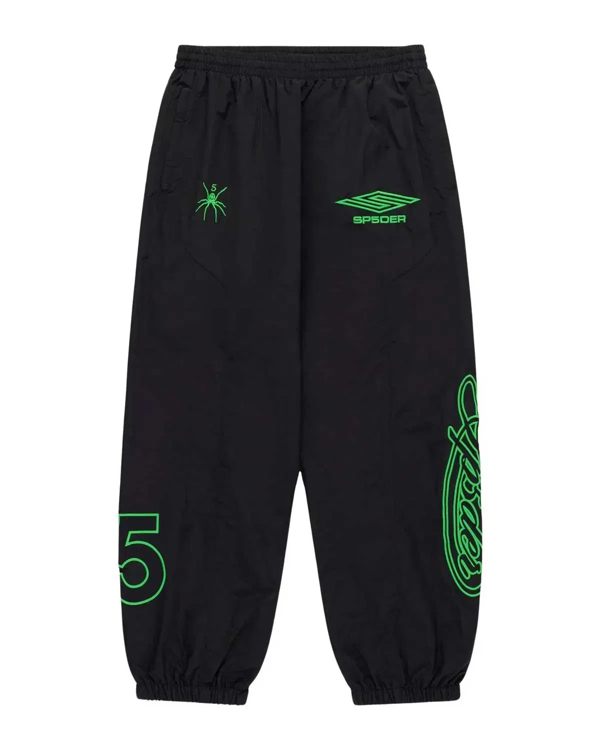 Sp5der Worldwide Sp5der Script Warm Up Pants Black