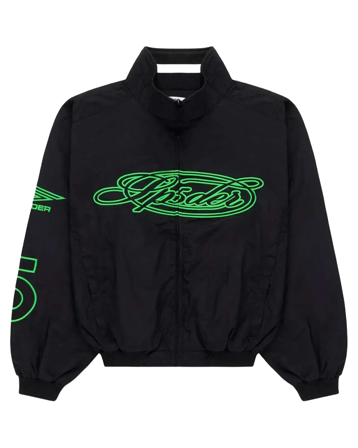 Sp5der Worldwide Sp5der Script Warm Up Jacket Black