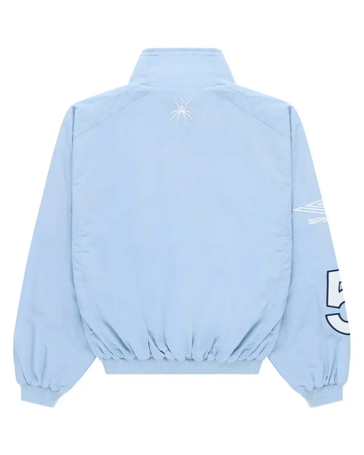 Sp5der Worldwide Sp5der Script Warm Up Jacket Rock Blue