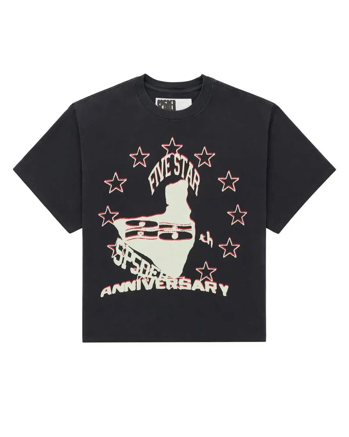 Sp5der Worldwide Sp5der Anniversary Tee Black