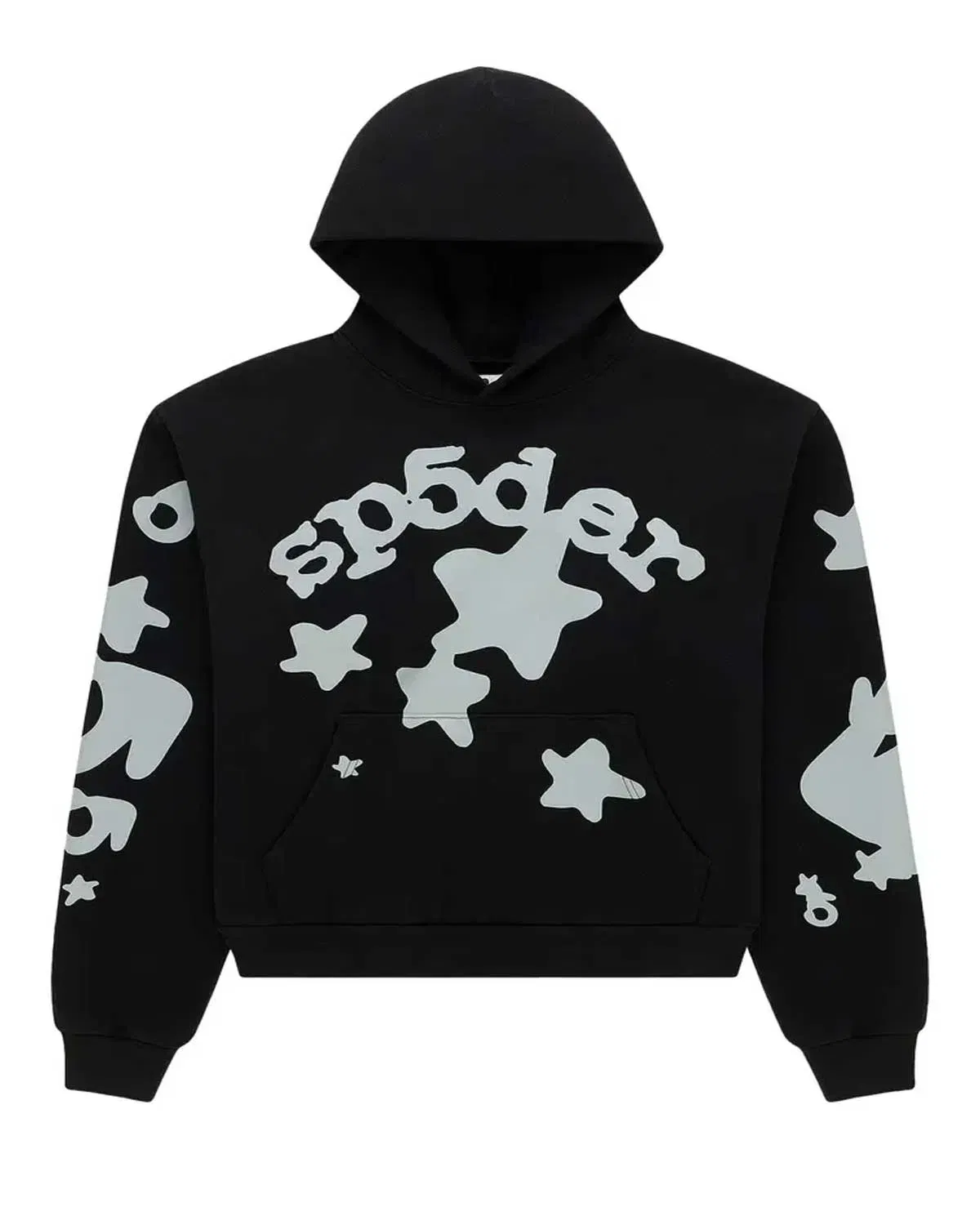 Sp5der Worldwide Sp5der Beluga 3M Reflective Hoodie Black