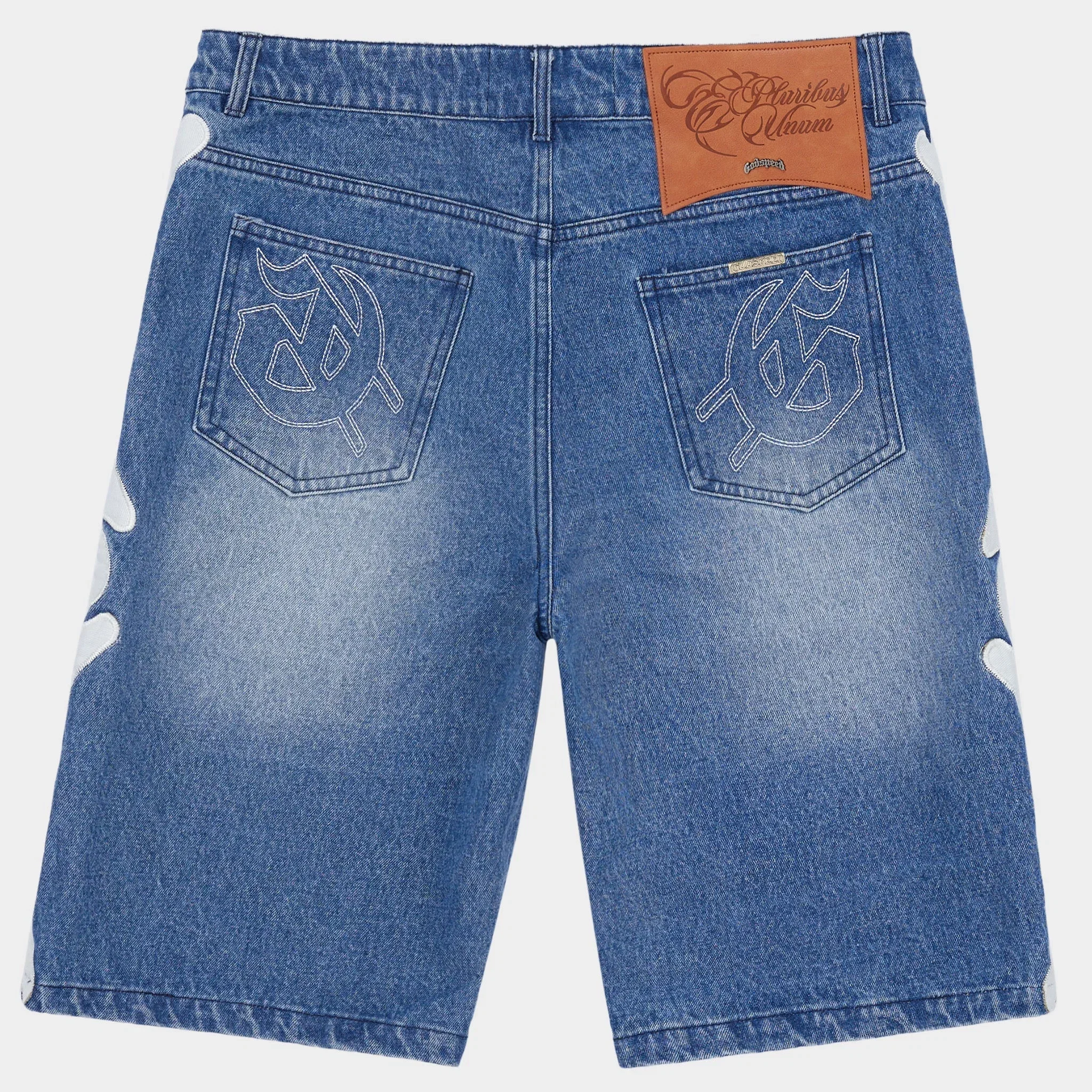 Godspeed Femur Denim Shorts Blue