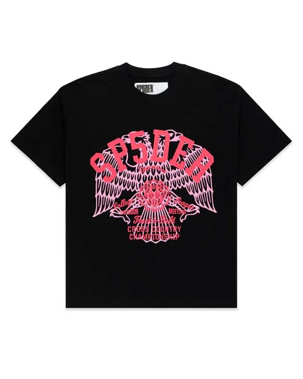 Sp5der Worldwide Sp5der Champions League Slub Tee Black