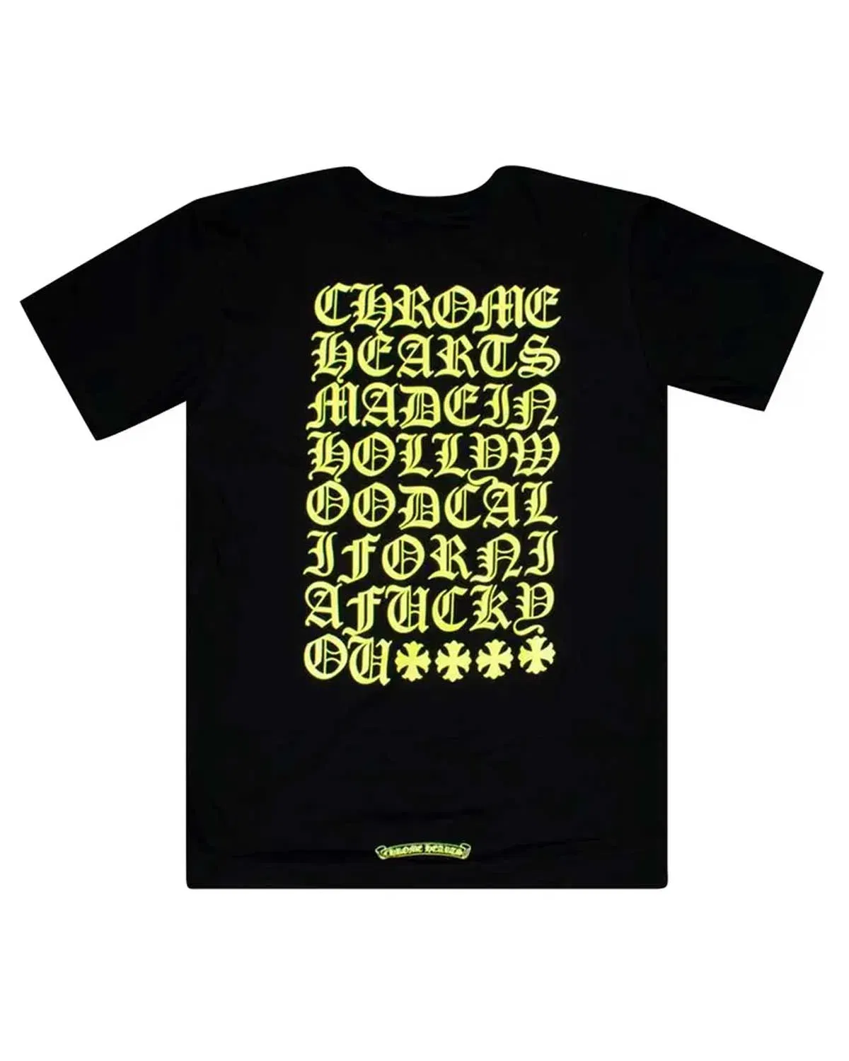 Chrome Hearts Glow In The Dark Pocket Tee Black