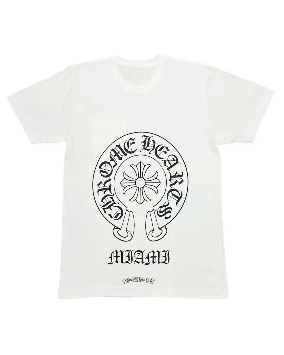 Chrome Hearts Miami Horseshoe Pocket Tee White