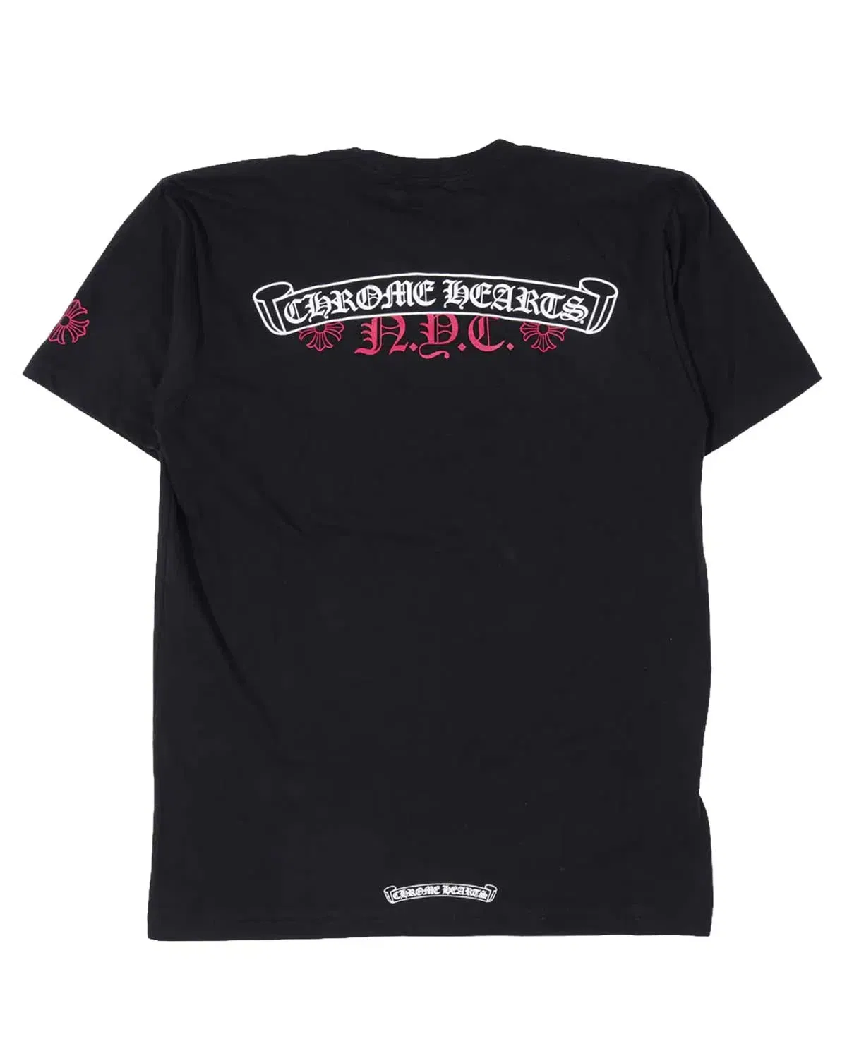 Chrome Hearts NYC Exclusive Scroll Logo Tee Black/Red