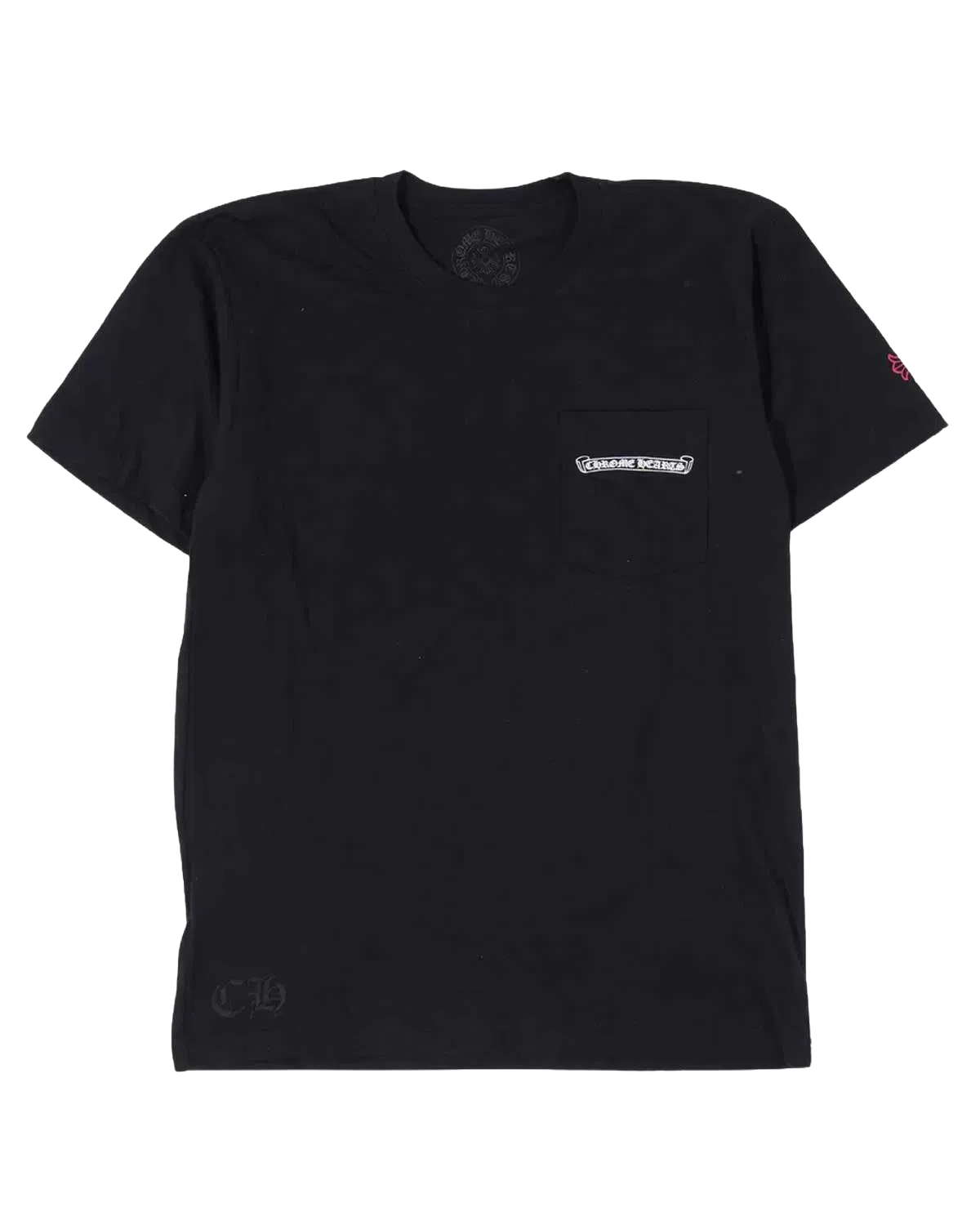 Chrome Hearts NYC Exclusive Scroll Logo Tee Black/Red