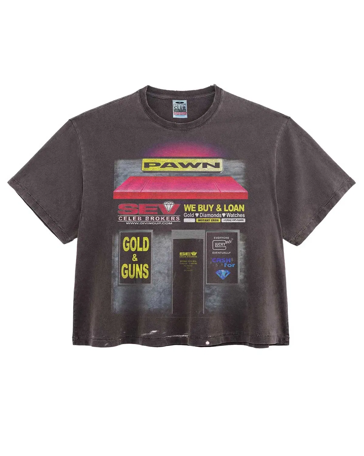 Triple Seven Triple Sevens Pawn Tee Black