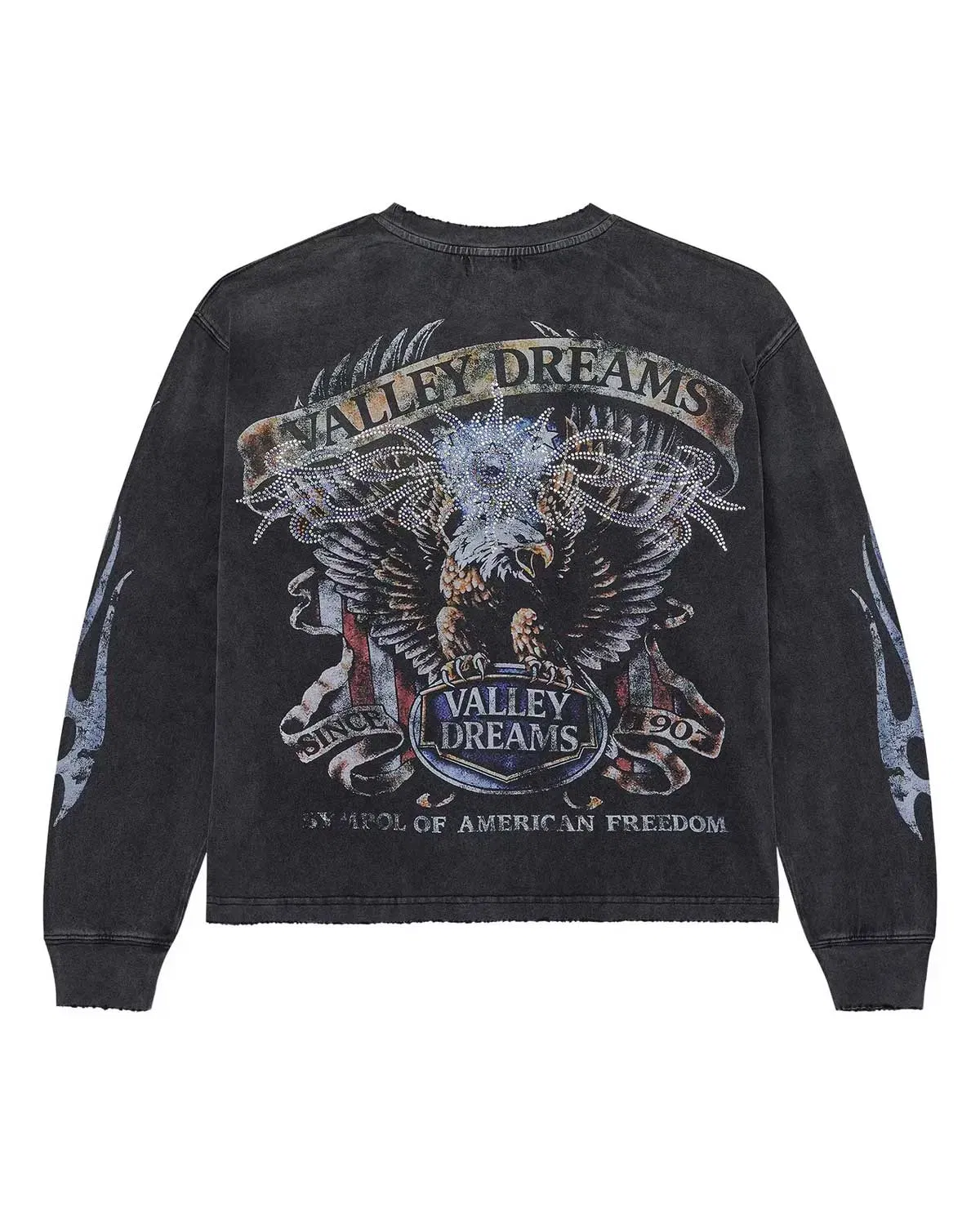 Vale Forever Valley Bling L/S Tee Black