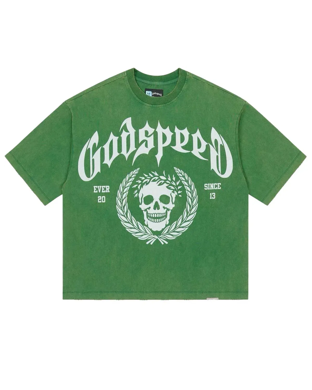 Godspeed Victor Crest Tee Green