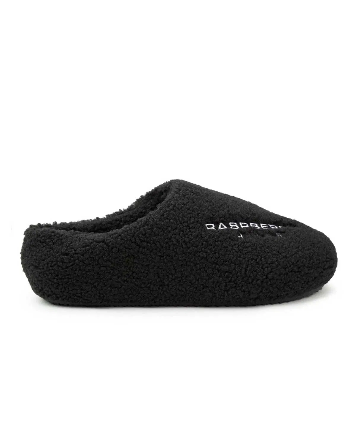 GV Gallery Stacy from the Wood Fuzzy Mules Black