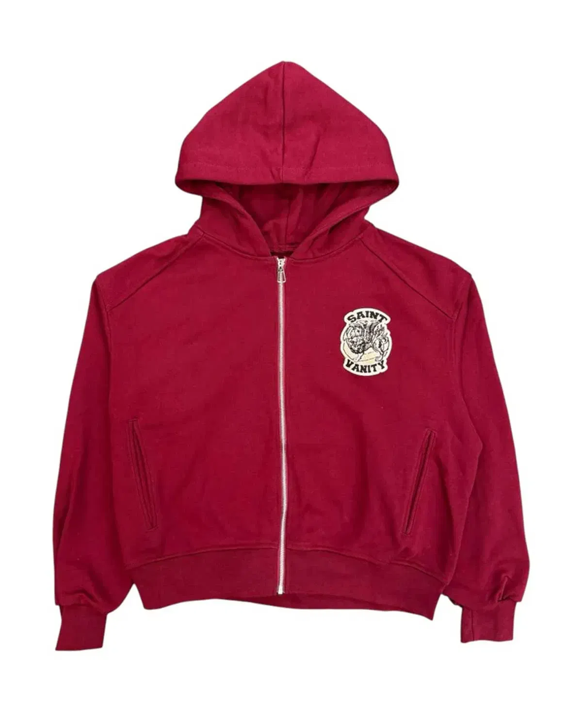 Saint Vanity Crimson Uniform Jacket Red