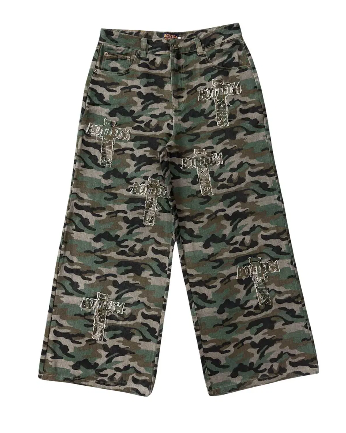 Bottega Desires Holy Grail Denim Pants Camo