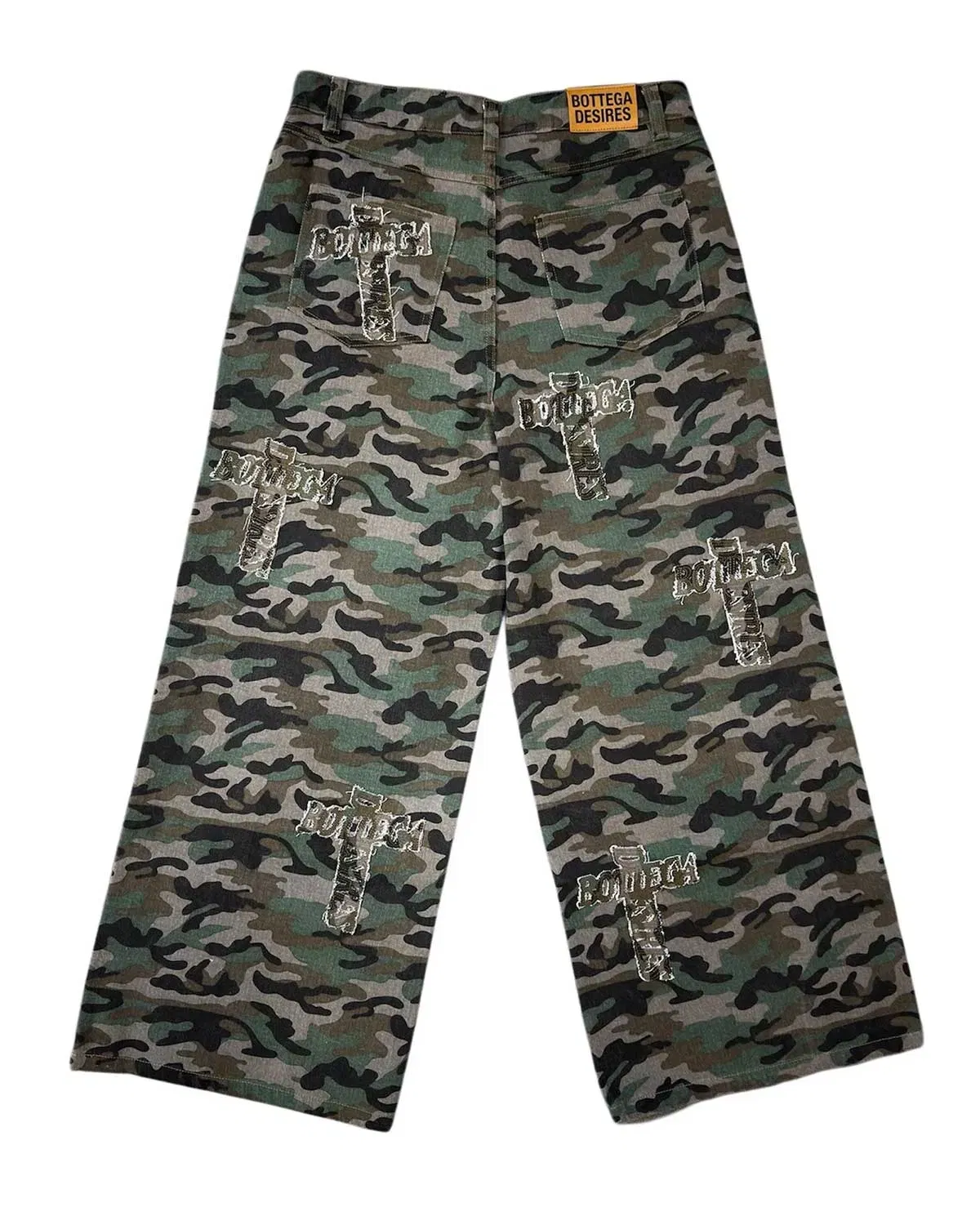 Bottega Desires Holy Grail Denim Pants Camo