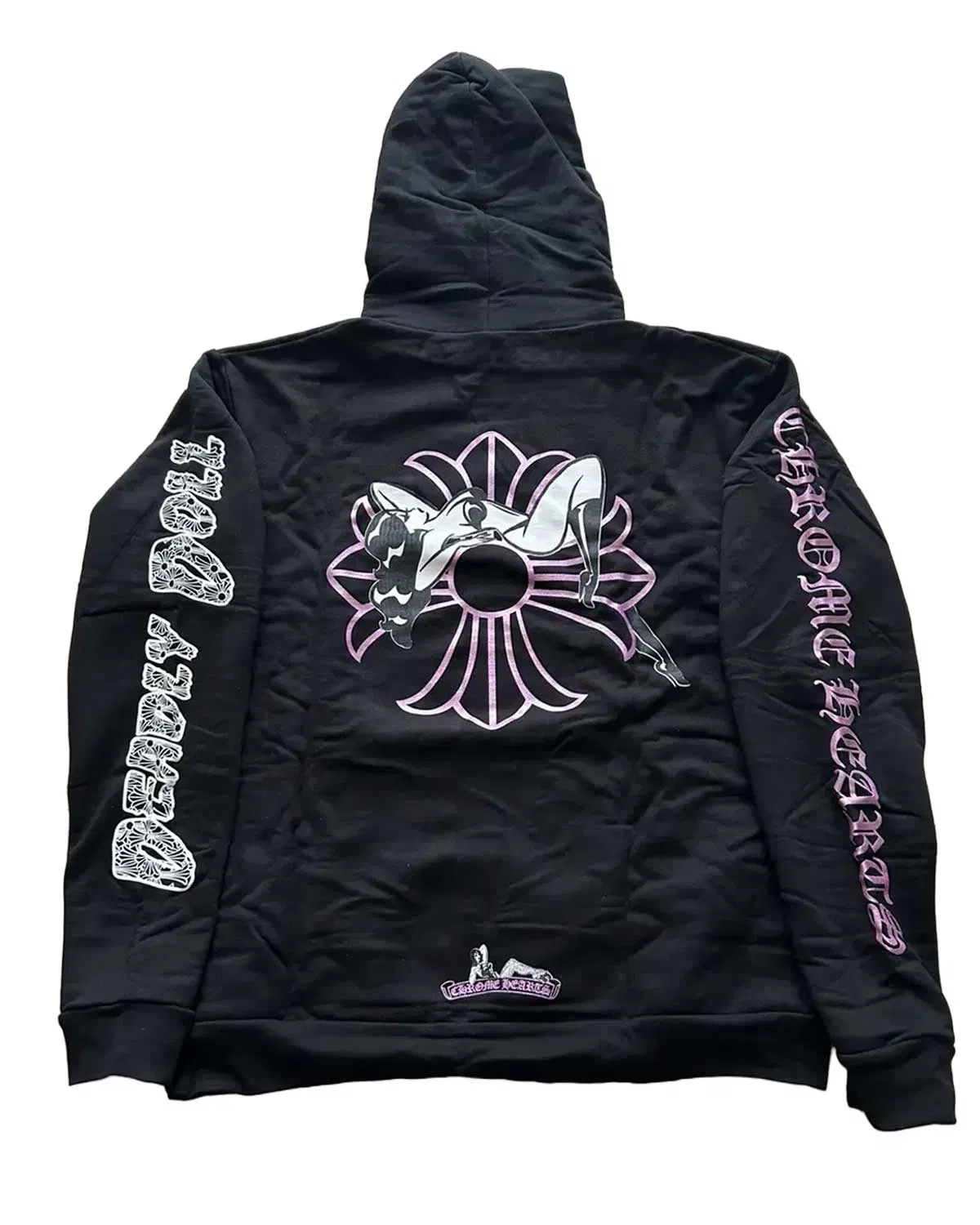 Chrome Hearts Hoodie Deadly Doll Black/Purple