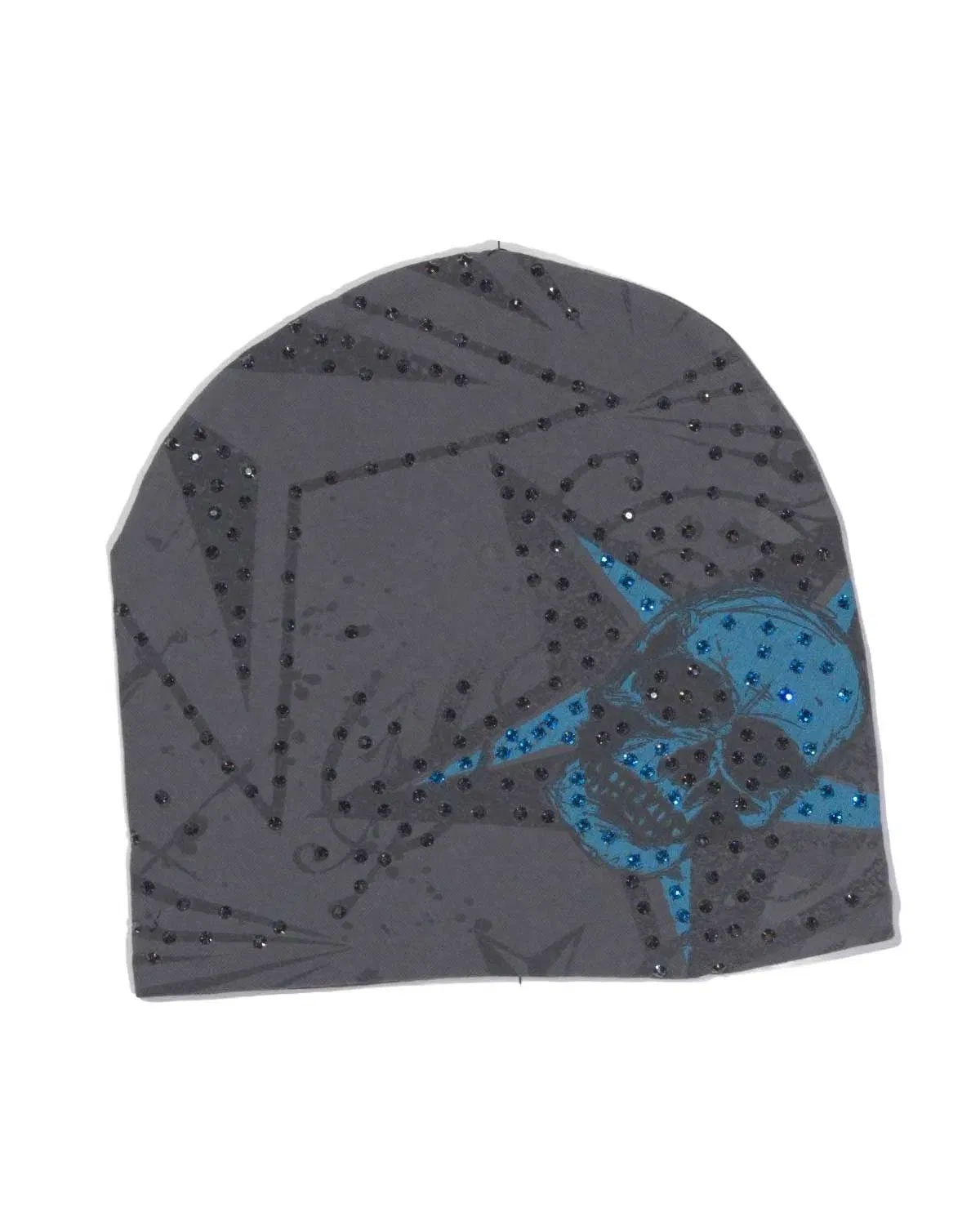 Bossi Vintage Rhinestone Beanie Black/Blue