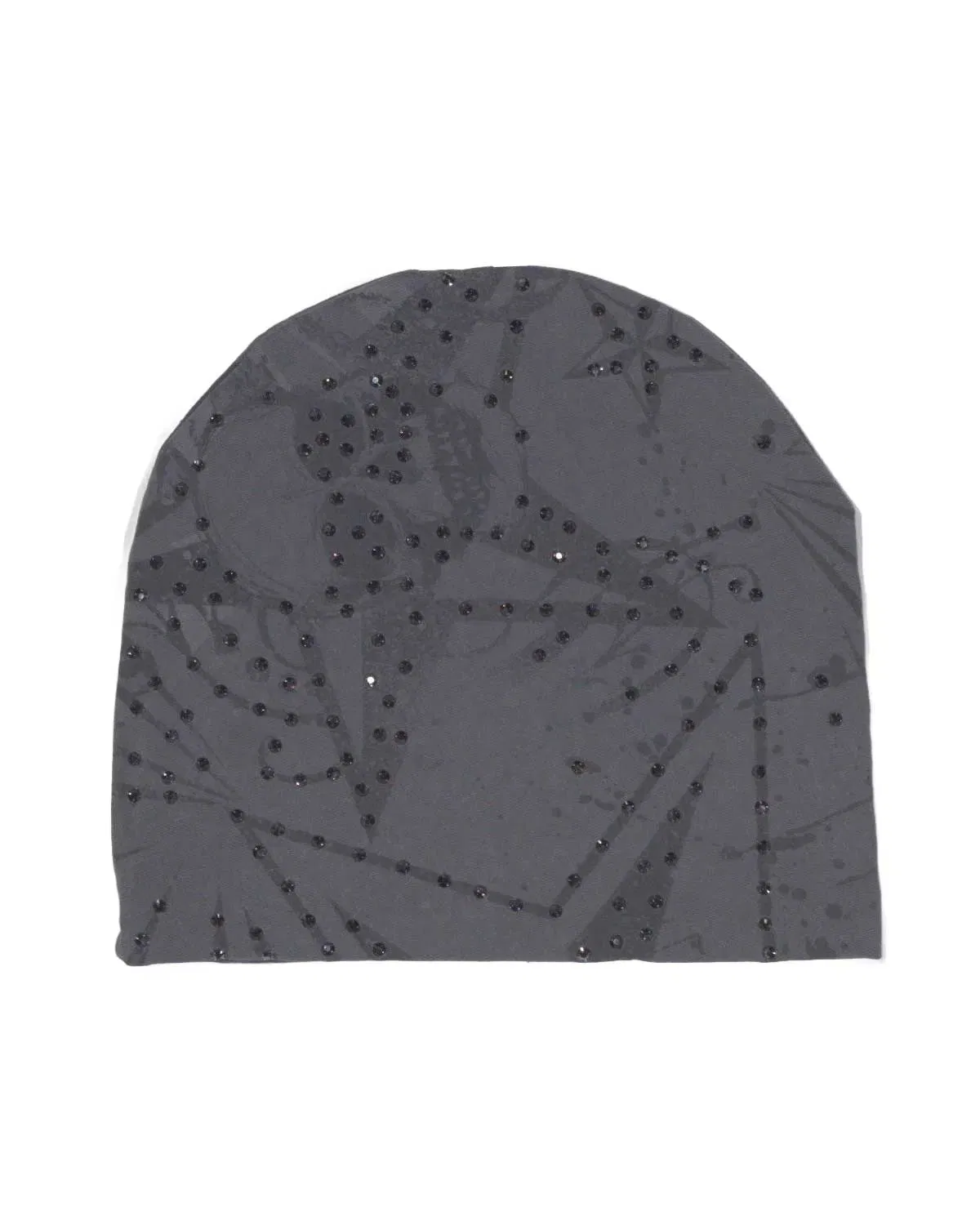 Bossi Vintage Rhinestone Beanie Black/Grey