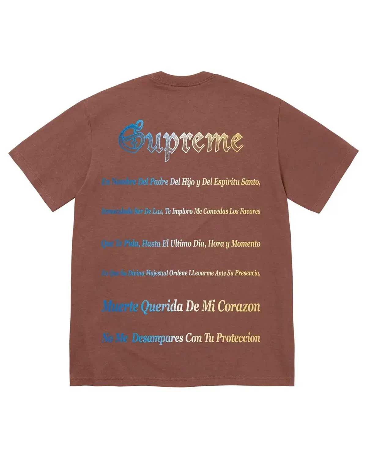 Supreme Grim Reaper Tee Brown