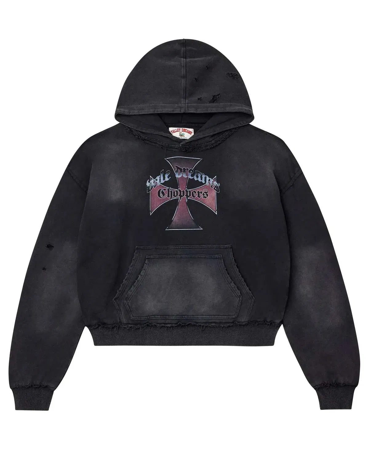 Vale Forever Chopper Pullover Hoodie Black