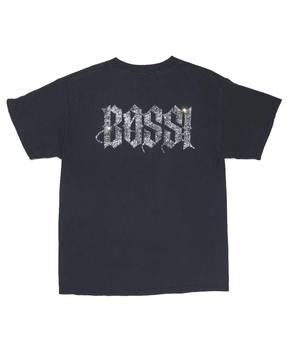 Bossi Vintage Rhinestone Tee Black/Green