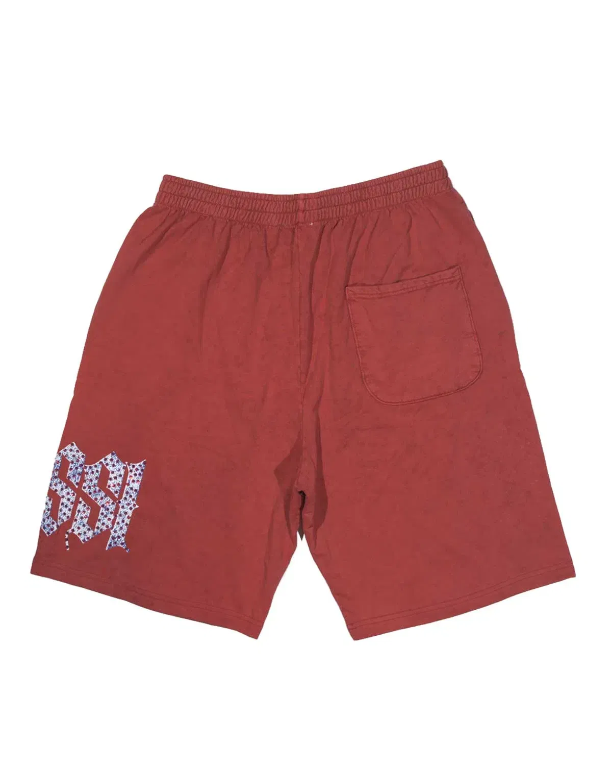 Bossi Vintage Rhinestone Shorts Red/White/Red