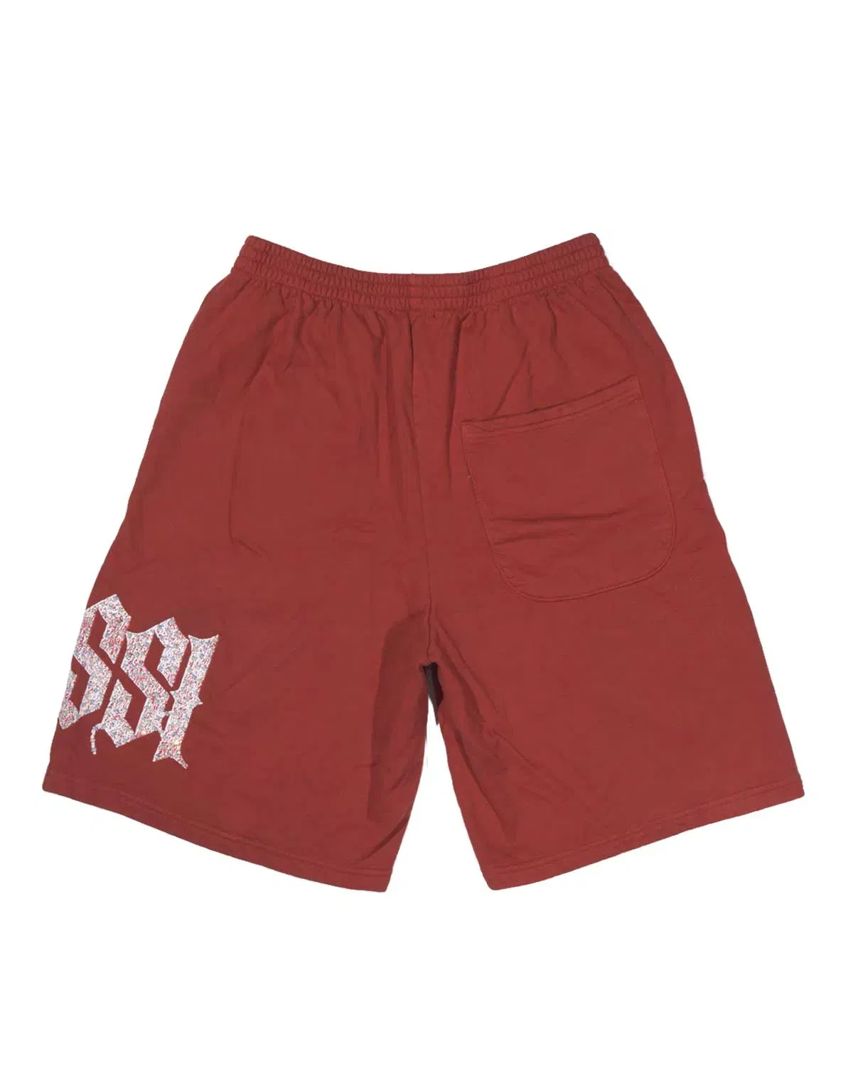 Bossi Vintage Rhinestone Shorts Red/White/Clear