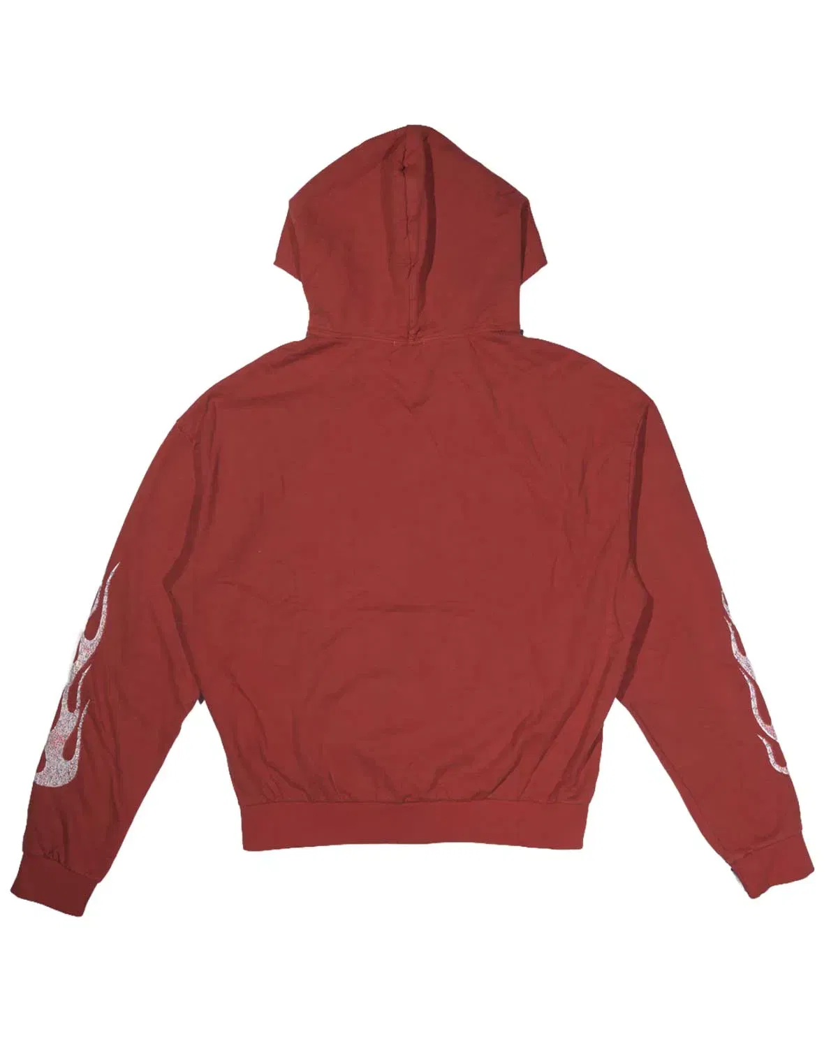 Bossi Vintage Rhinestone Hoodie Red/White/Clear