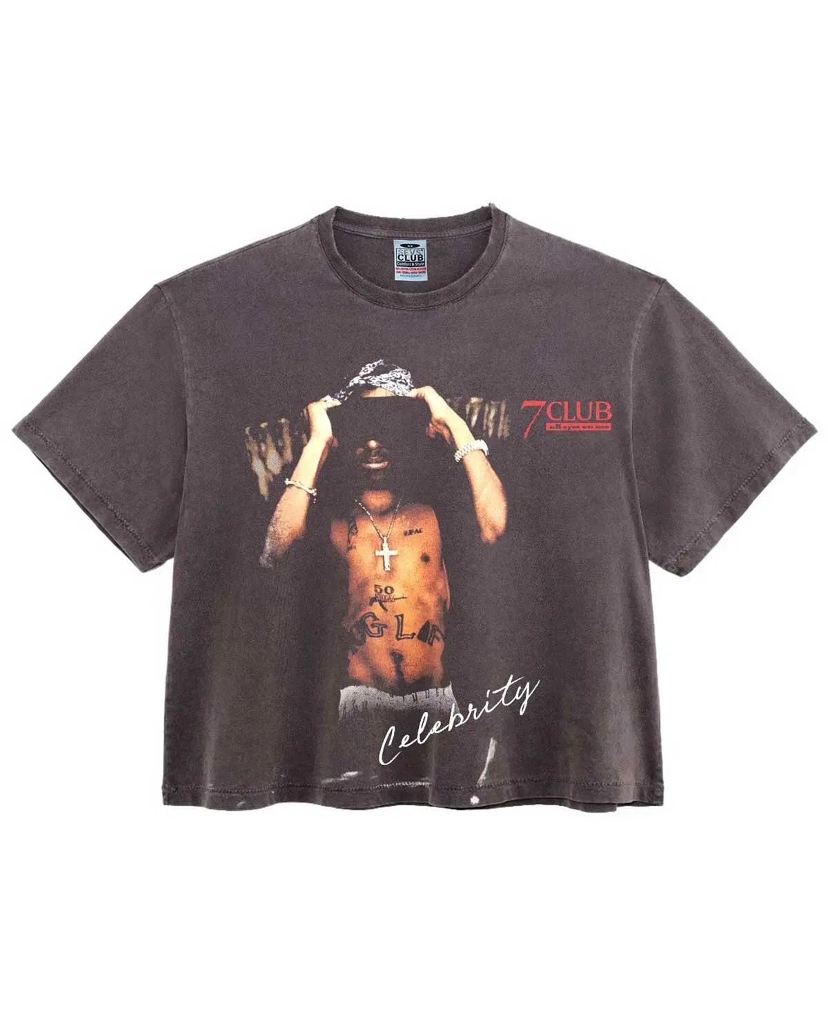 Triple Seven Triple Sevens Tupac Tee Black