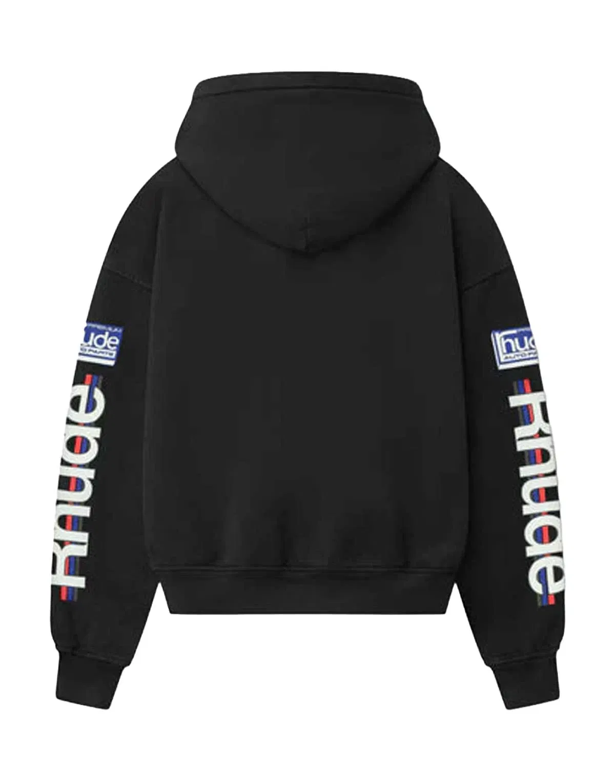Rhude Petrol Patch Hoodie Black