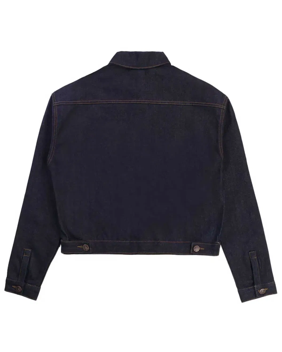Boredom Kills Spider Pearl Denim Jacket Raw Indigo