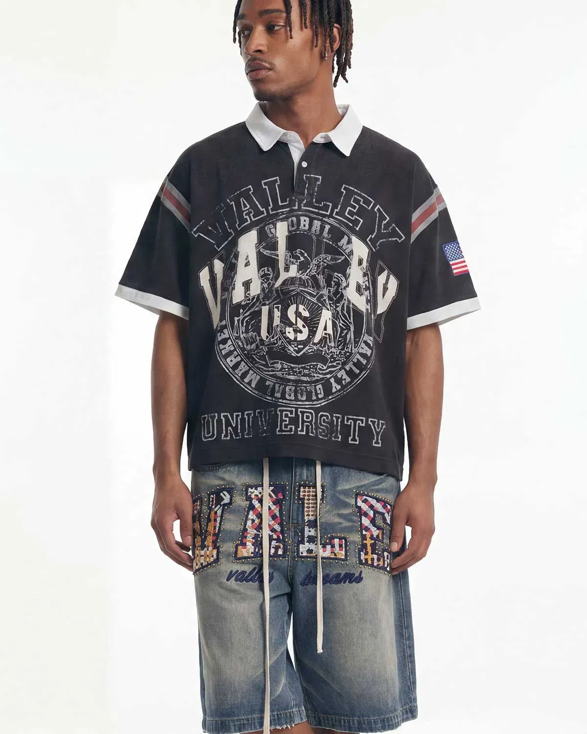 Vale Forever USA Rugby Tee Black