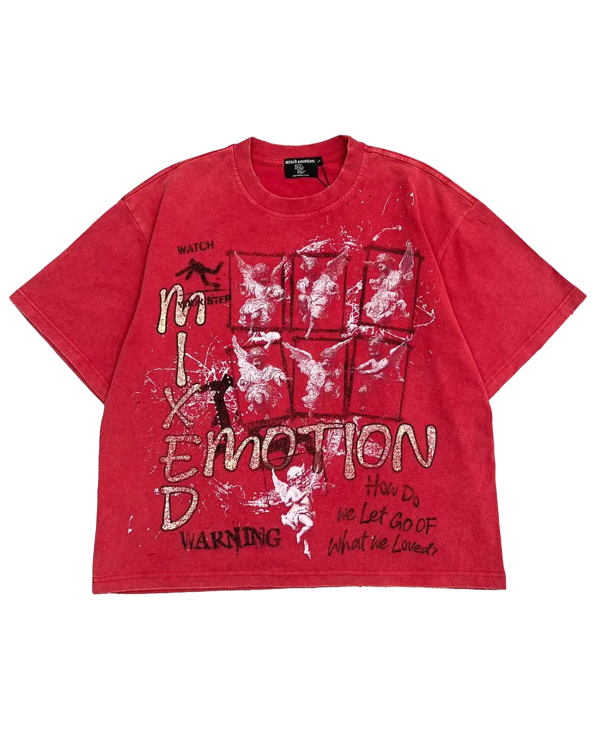 Mixed Emotions Crimson Tee Red