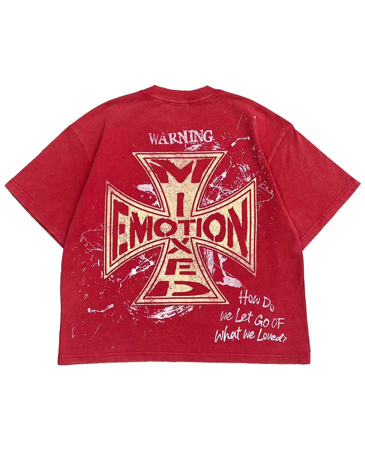 Mixed Emotions Crimson Tee Red