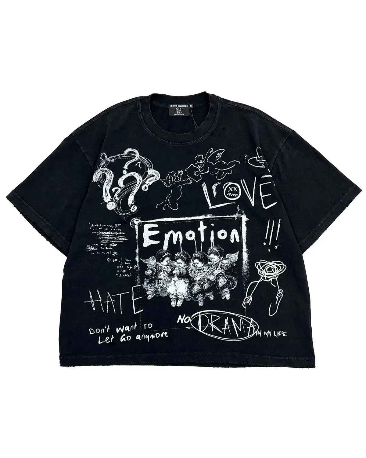 Mixed Emotions Chaos Tee Black