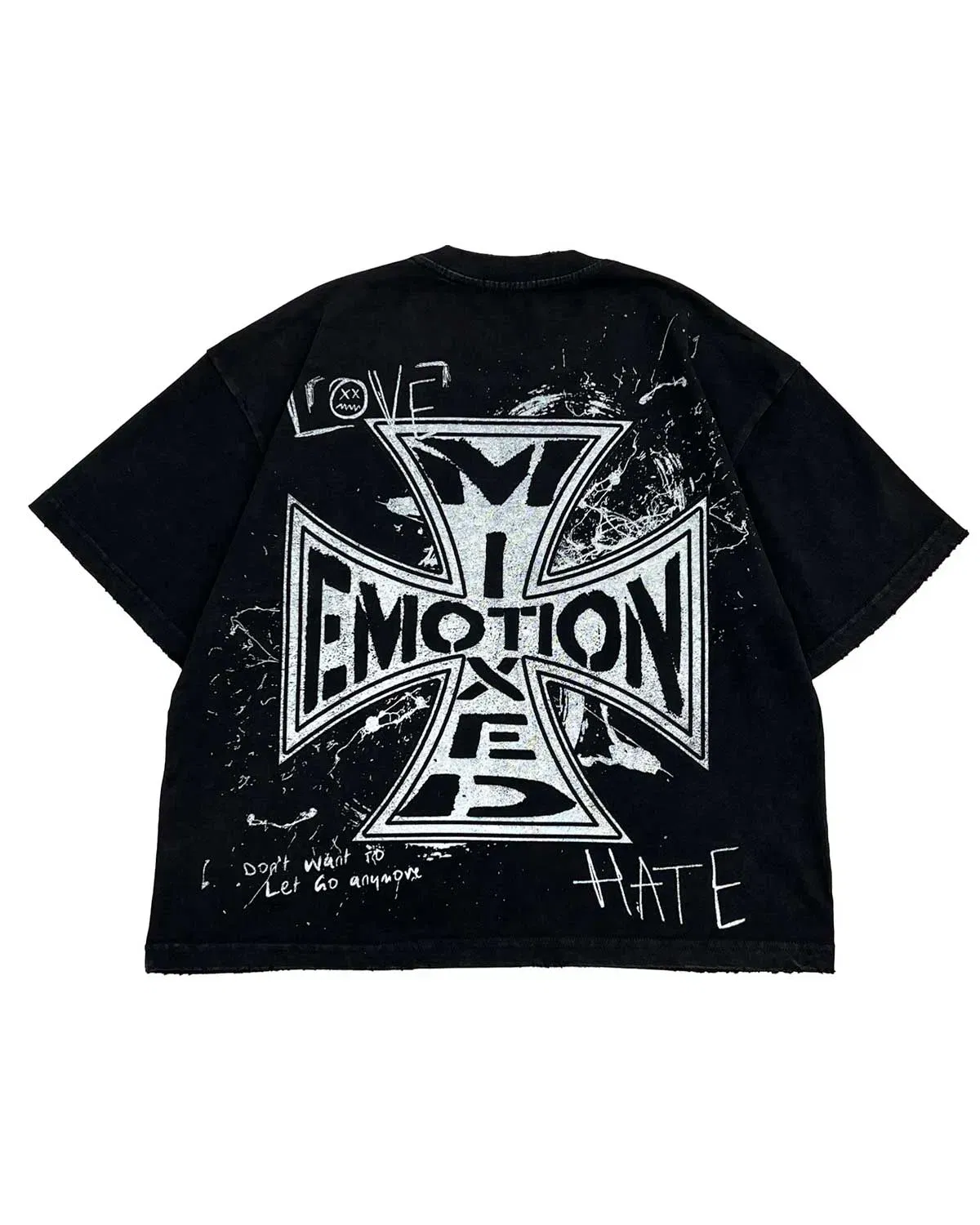Mixed Emotions Chaos Tee Black
