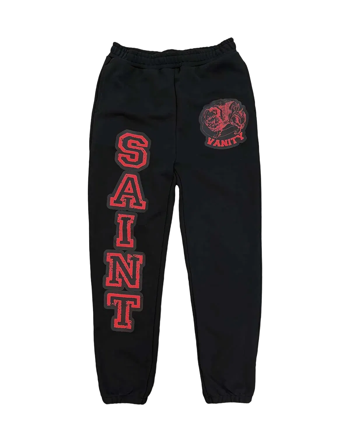 Saint Vanity Griffin Sweatpants Black/Red