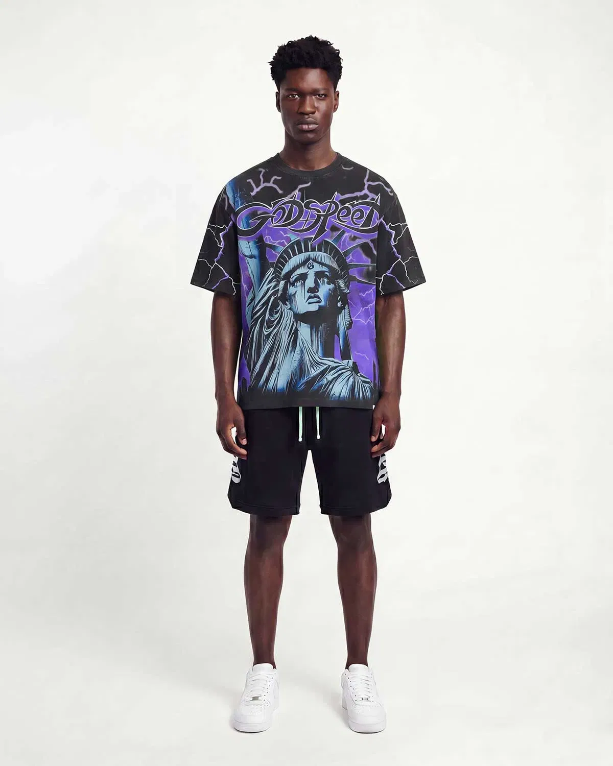 Godspeed Voltage Tee Black/Purple